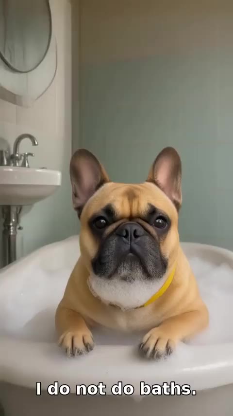 Bruno: I do not do baths.: a Tough talk sample movie made with DogPoint