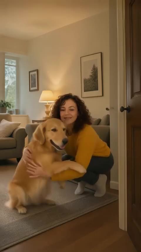 Sunny comes home: a Me + my pet sample movie made with DogPoint