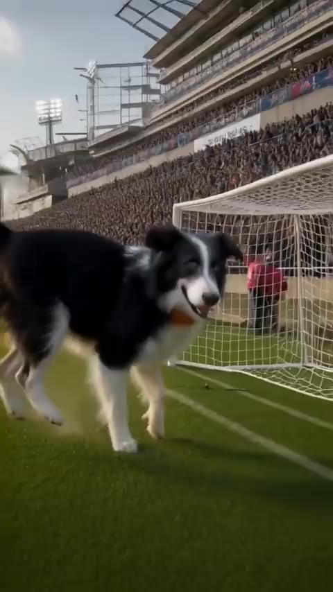 Dash, stadium star: a Sports star sample movie made with DogPoint